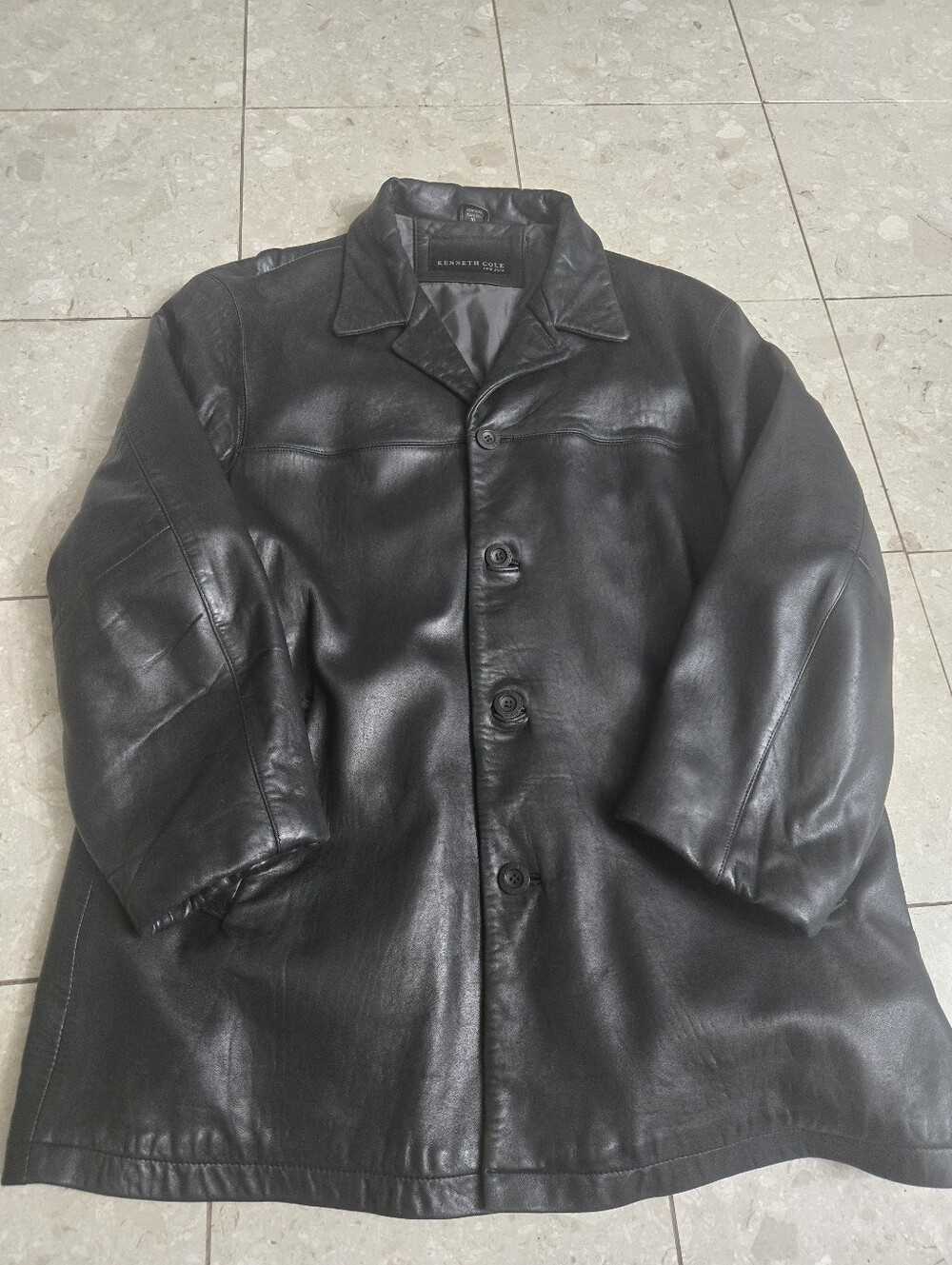 Men's Kenneth Cole 100% Leather Jacket XL